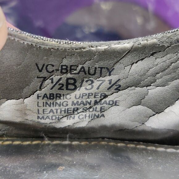 Vince Camuto 'Beauty' Heels w/ Crystal Rhinestone Lace Bow Sz 7.5 Pumps - Picture 13 of 16